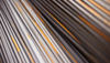 Closeup of steel from Stena Metal Inc